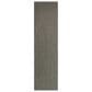 Nourison Horizon HOZ02 Charcoal 2"2" x 8" Indoor/Outdoor Runner, , large
