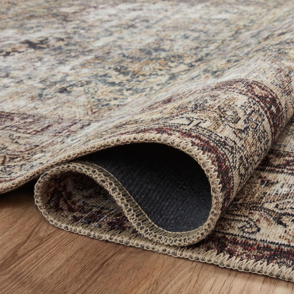 Amber Lewis x Loloi Georgie 2&#39; x 5&#39; Teal and Antique Area Rug, , large