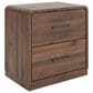 Ashley Fortlorn 4-Piece King Bedroom Set in Walnut Brown LED Light, , large