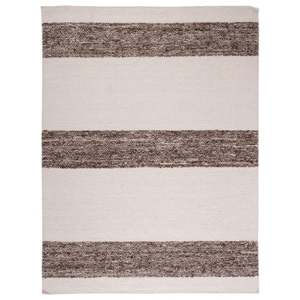 Safavieh Natura NAT321A 9&#39; x 12&#39; Ivory and Brown Area Rug, , large