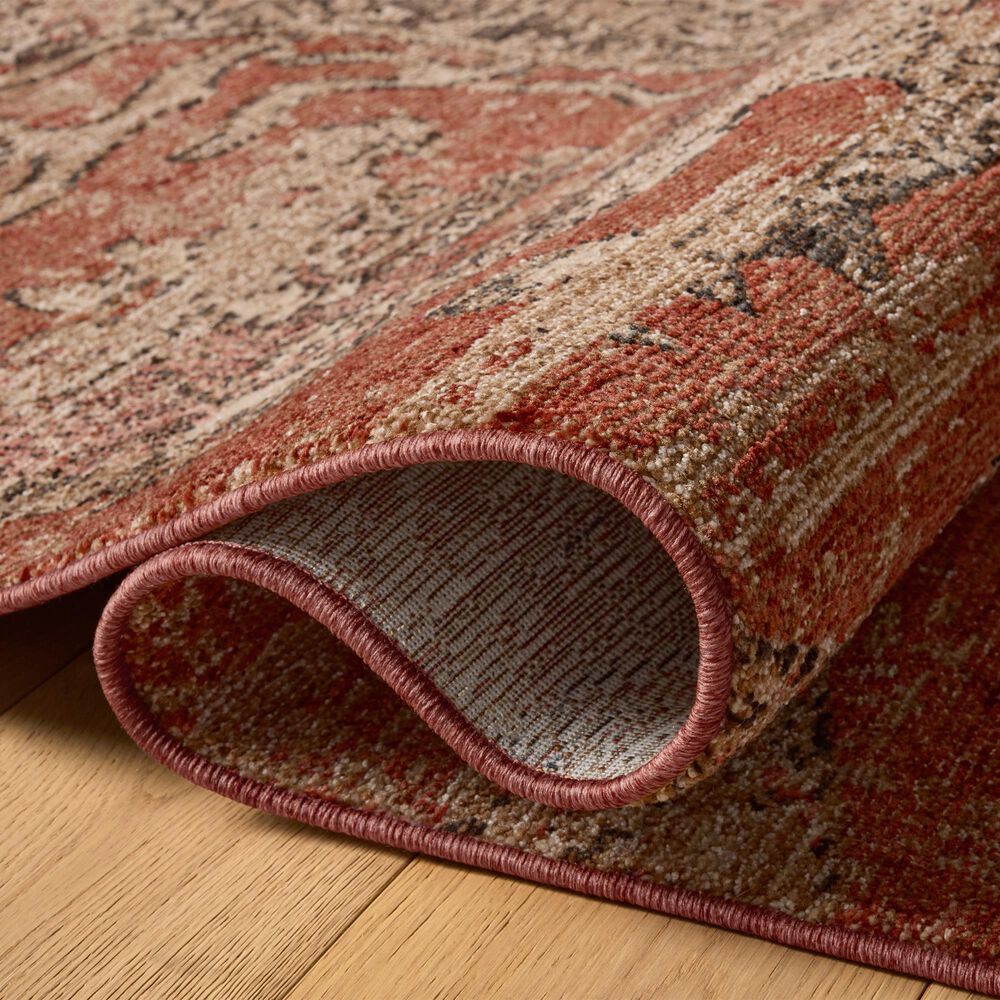 Loloi Winchester Brick and Beige 12' Square Area Rug, , large