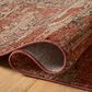 Loloi Winchester Brick and Beige 12" Square Area Rug, , large