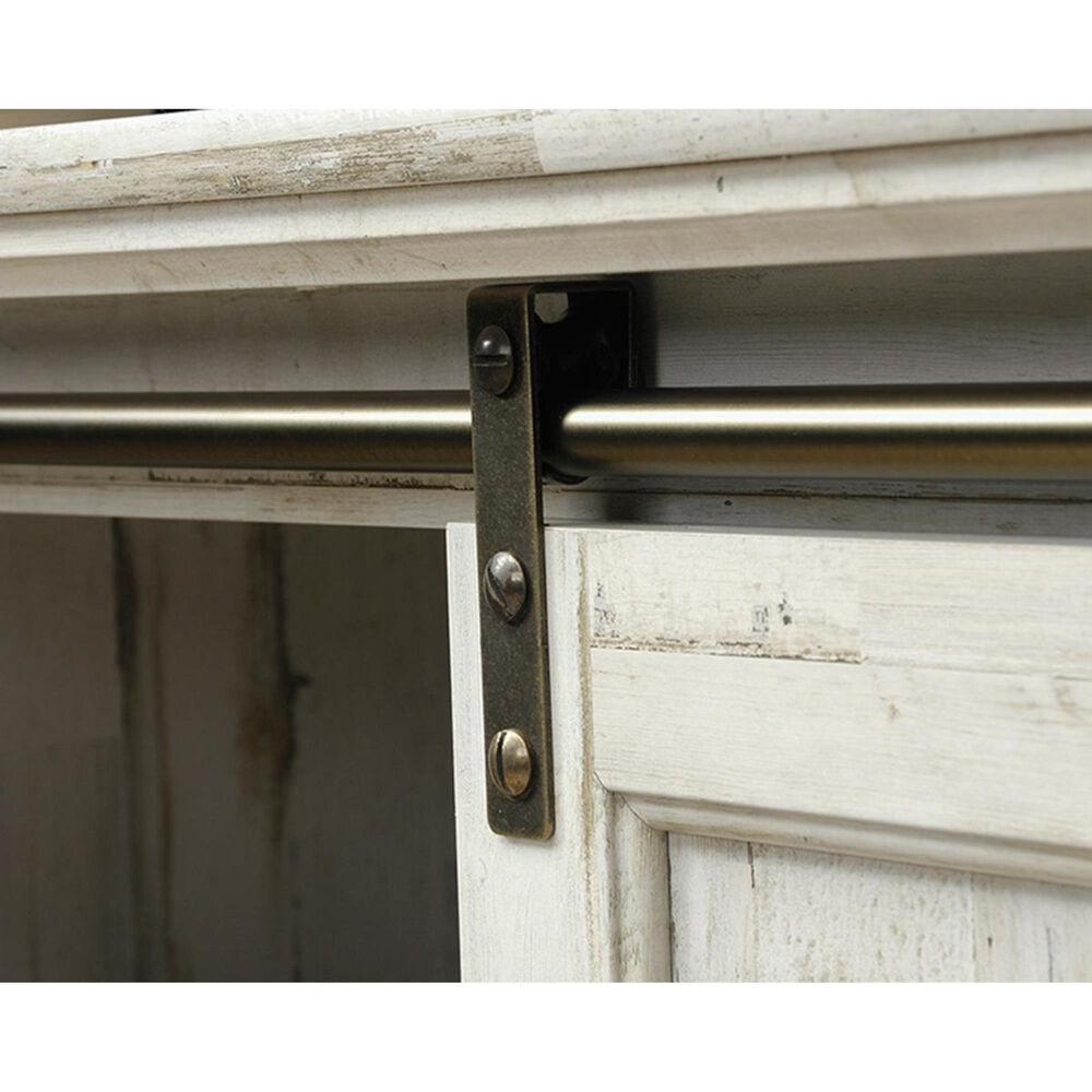 Sauder Barrister Lane 61&quot; Entertainment Credenza in White Plank, , large