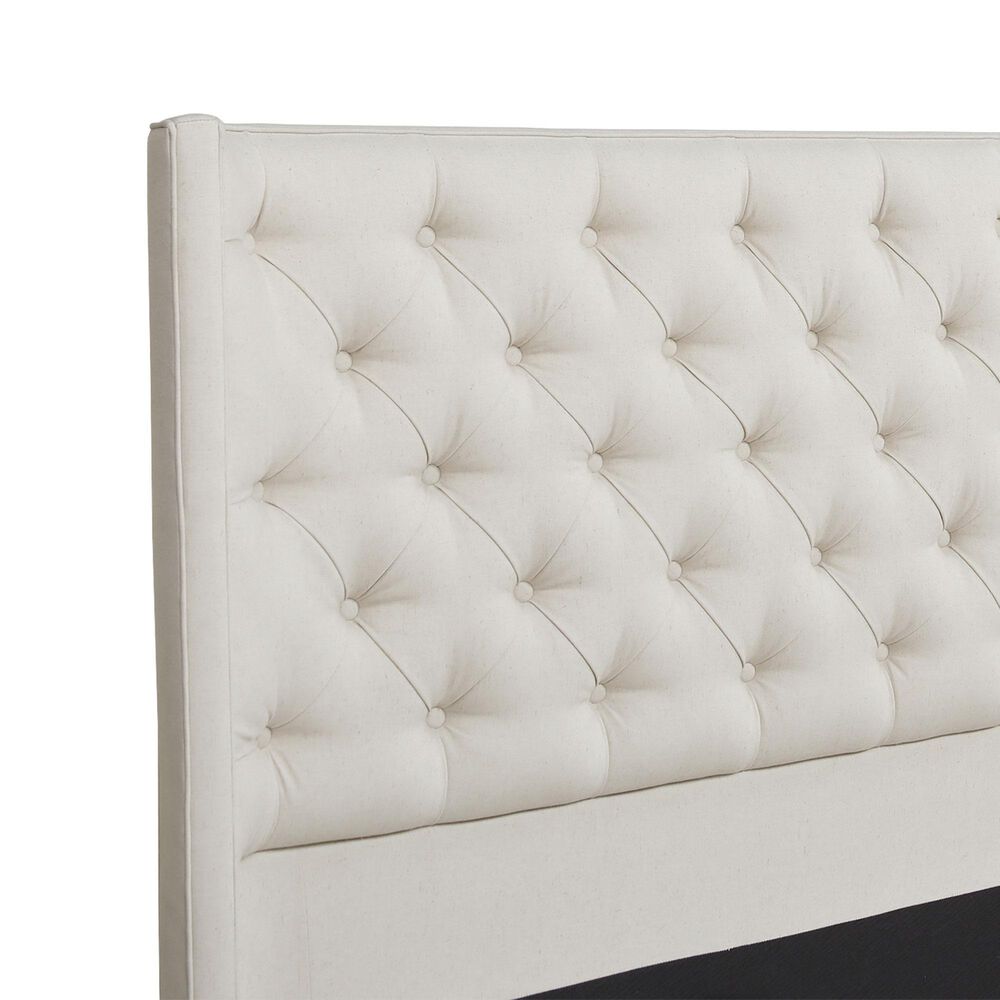 Jennifer Taylor Home Manhattan King Platform Bed in Light Beige, , large