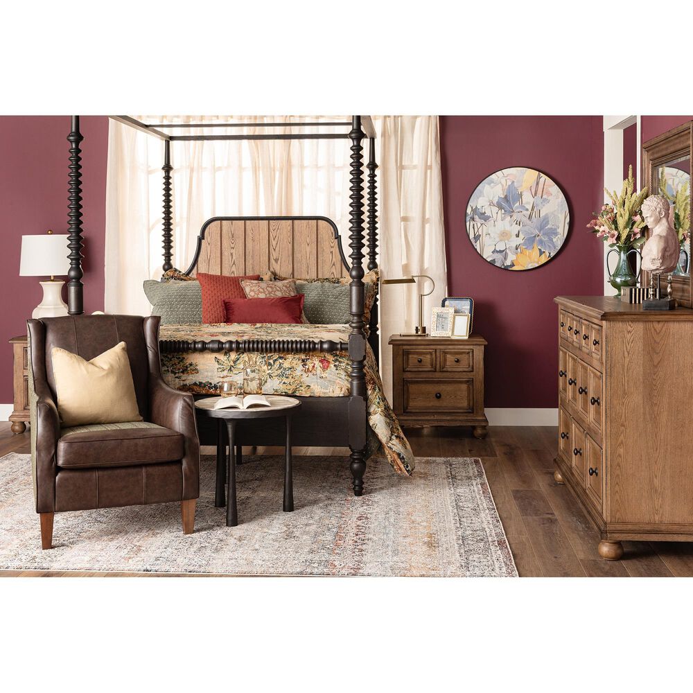 Four Hands Billings End Table in Fossil Marble, , large