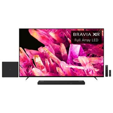 Sony 75" Class X90K 4K LED HDR - Smart TV with Soundbar and 200W Subwoofer, , large
