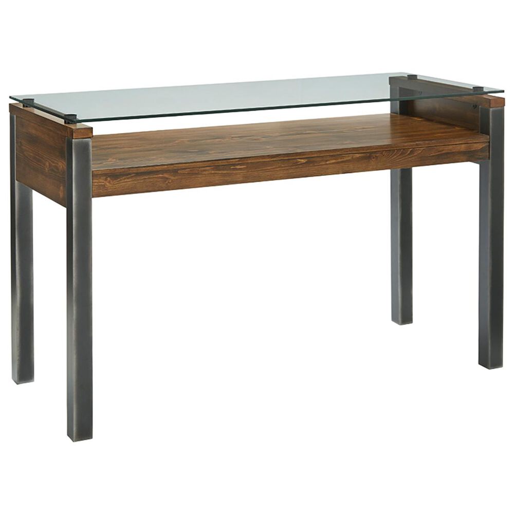Tiddal Home Midtown Glass Top Sofa and Console Table in Toffee, , large