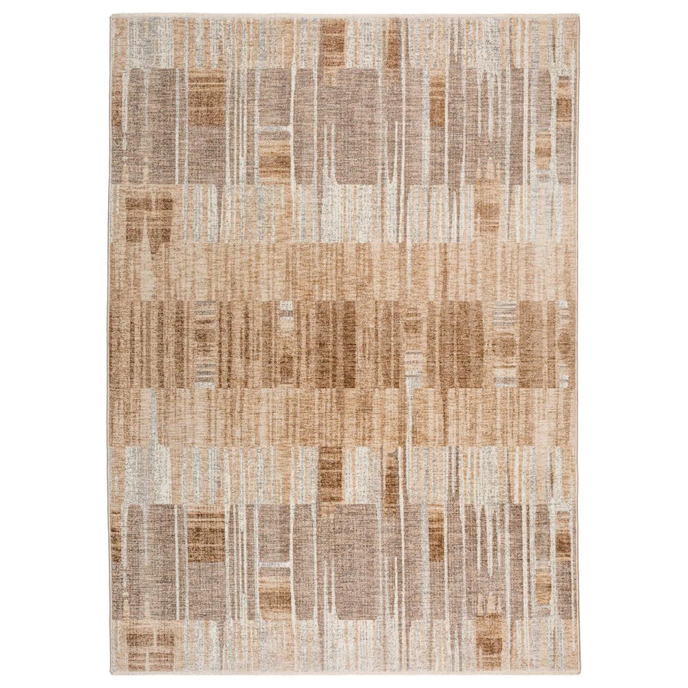 Dalyn Rug Company Neola Striped 3" x 5" Khaki Area Rug, , large