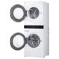 LG WashTower with Center Control 4.5 Cu. Ft. Washer and 7.4 Cu. Ft. Electric Dryer in White, , large