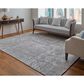 Feizy Eastfield 69A9F 3" x 5" Dark Gray Area Rug, , large
