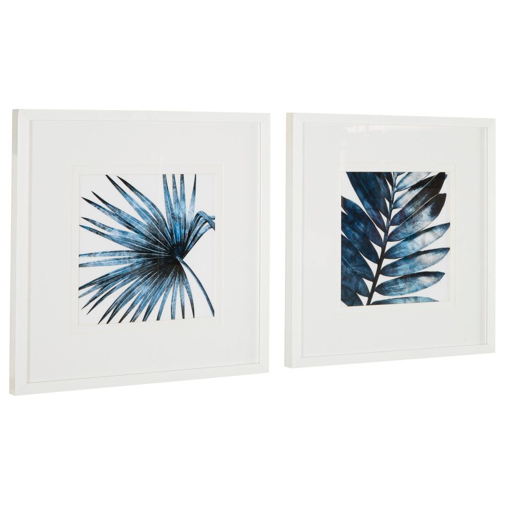 Ashley Breelen 20&quot; x 20&quot; 2-Piece Wall Art Set in Blue and White, , large