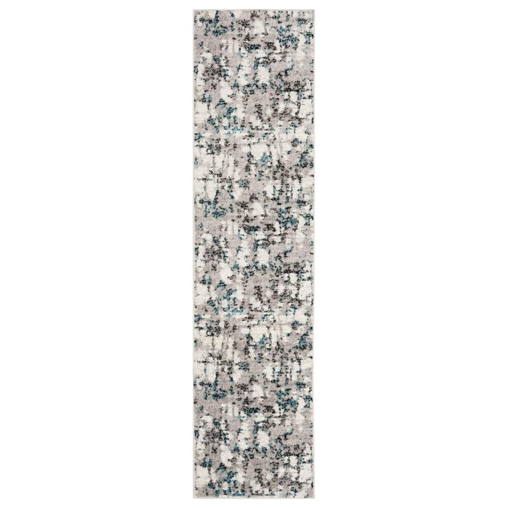Safavieh Skyler SKY193B 2" x 14" Gray and Blue Runner, , large