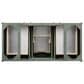 James Martin Vanities Chicago 48" Single Bathroom Vanity in Smokey Celadon with Single Hole 3 cm White Zeus Quartz Top and Rectangular Sink, , large