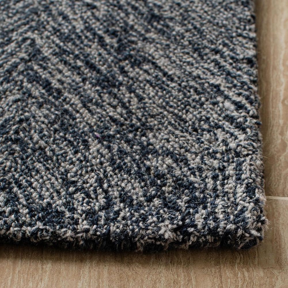 Safavieh Micro-Loop Transitional 4&#39; x 6&#39; Grey and Ivory Area Rug, , large