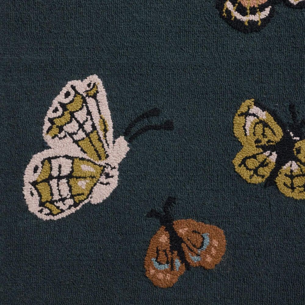 Rifle Paper Co. x Loloi Highgrove Teal 2'6" x 7'6" Runner, , large