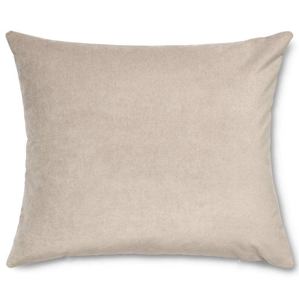 Ann Gish Fresco Velvet 30" x 36" Throw Pillow in Silver, , large