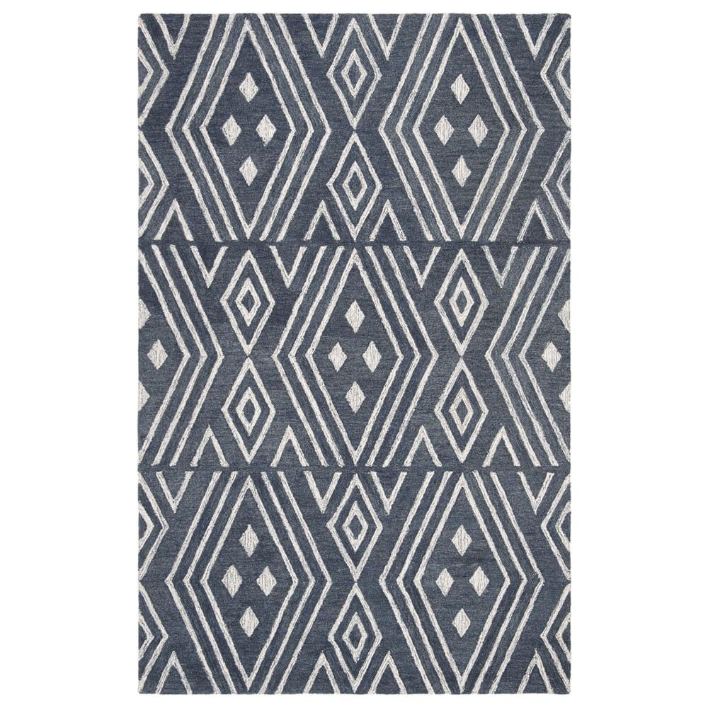 Safavieh Micro-Loop 2"3" x 7" Navy and Blue Runner, , large