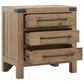 Millenium Ridgester California King Panel Bed with Dresser and Nightstand in Light Brown with USB Ports, , large
