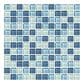Dal-Tile Color Wave Winter Blues 12" x 24" Glass Mosaic Sheet, , large