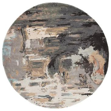 Jaipur Genesis Luella 6" Round Nougat Area Rug, , large
