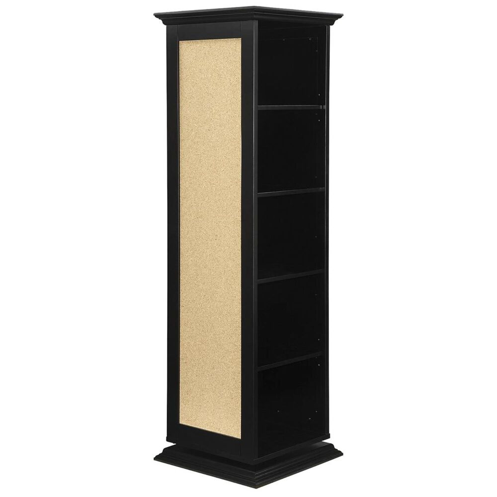 Pacific Landing Swivel Storage Cabinet in Black, , large