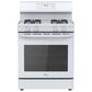 Midea 6.1 Cu. Ft. 4-Burner Freestanding Gas Range with Steam Cleaning in White, , large