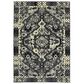 Oriental Weavers Luna 5603K 9"10" x 10"10" Black and Ivory Area Rug, , large