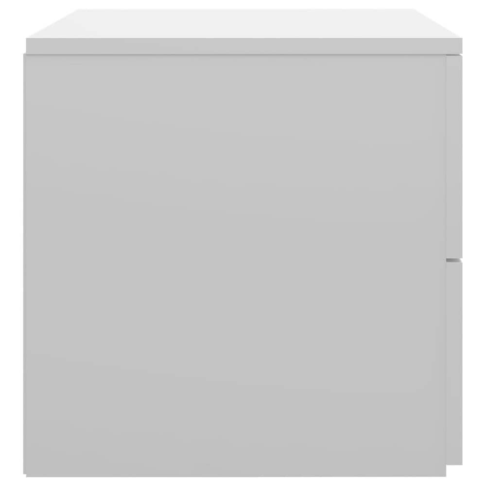 The Monday Company Delma 2-Drawer Nightstand in Matte White &#40;Set of 2&#41;, , large