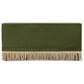 Jennifer Taylor Home Duchess 33" Medium Princess Pet Bed Sofa with Fringe Skirt in Olive Green, , large