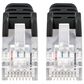 Manhattan Cat6 7" UTP Slim Network Patch Cable in Black, , large