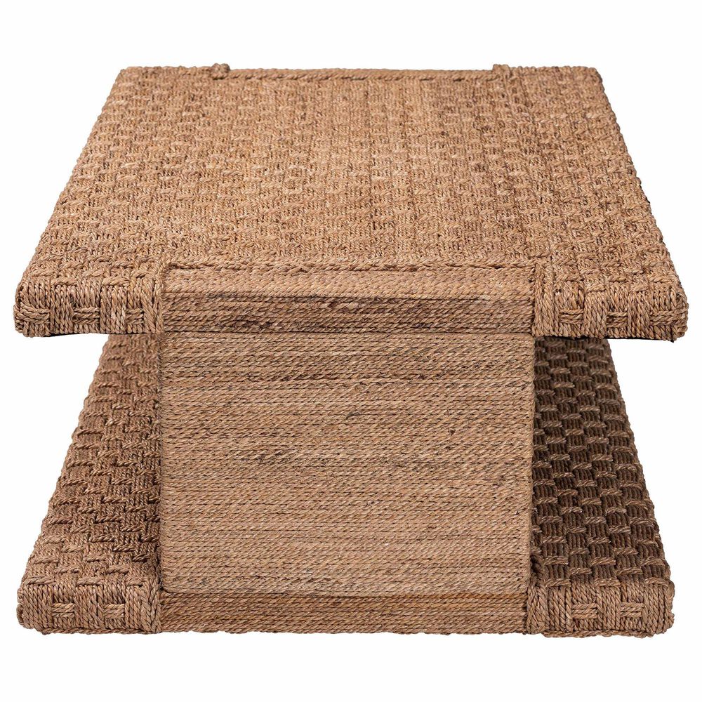 Baxton Studio Rhinos Coffee Table in Light Brown, , large
