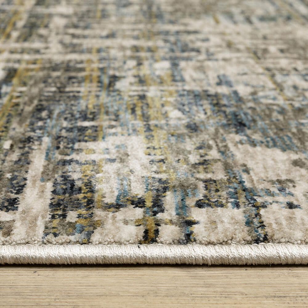 Oriental Weavers Hayden 9&#39;10&quot; x 12&#39;10&quot; Blue and Gold Area Rug, , large