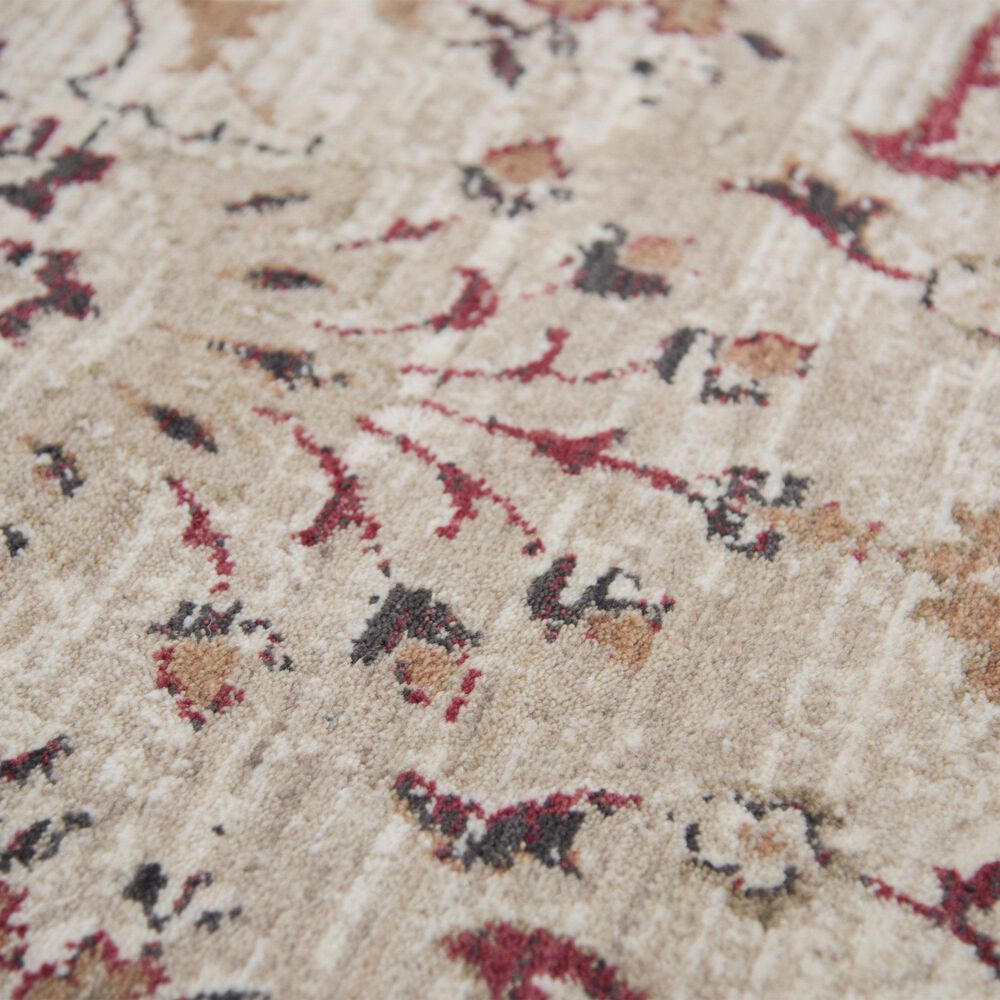 RIZZY Gossamer Gold and Beige 4' x 6' Area Rug, , large