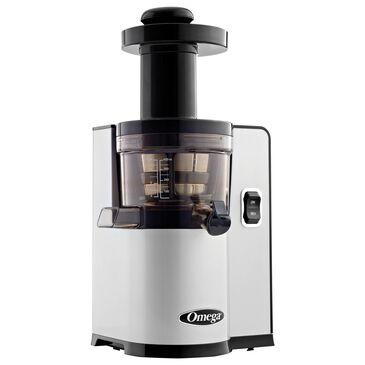 Omega 43 RPM Vertical Square Low-Speed Juicer in Silver, , large