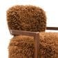 Furniture of America Lumir Long-Haired Accent Chair in Camel Brown, , large