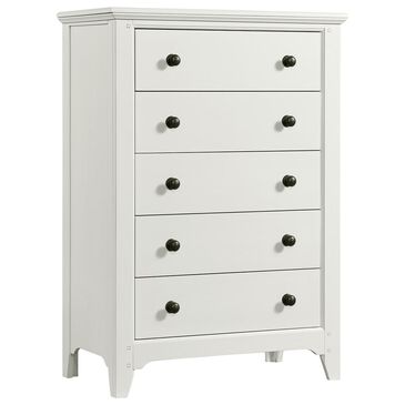 Hawthorne Furniture Tahoe 5 Drawer Chest in Seashell, , large