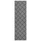 Dalyn Rug Company The Reserve TR3 Black 2"3" x 7"6" Indoor/Outdoor Runner, , large