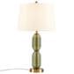 Hampton Park Zirconia Table Lamp in Green and Gold, , large