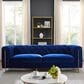 Steve Silver Charlene Stationary Sofa in Sapphire Blue Velvet, , large