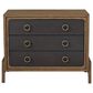 Sterling Timber Elure Queen Upholstered Panel Bed with Dresser Bachelor Chest and 2 Nightstands in Latte, , large