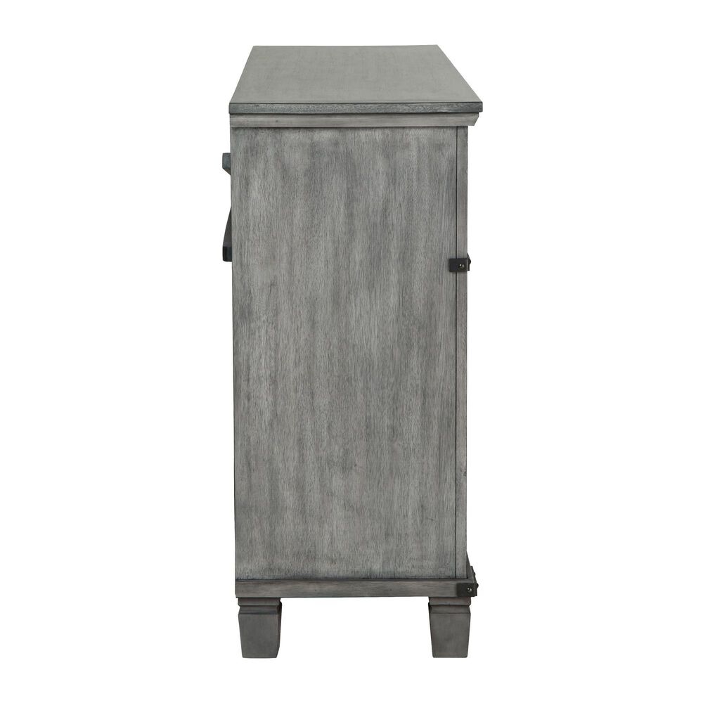 Ashley Russelyn 5-Piece King Storage Bedroom Set in Gray, , large