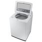 Samsung 5.1 Cu. Ft. Top Load Washer and 7.4 Cu. Ft. Gas Dryer Laundry Pair in White, , large