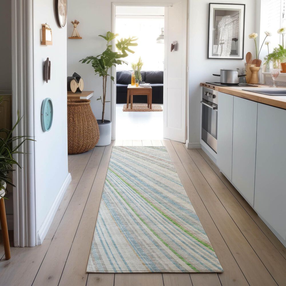 Dalyn Rug Company Neo NO14 2&#39;3&quot; x 7&#39;6&quot; Ivory Runner, , large
