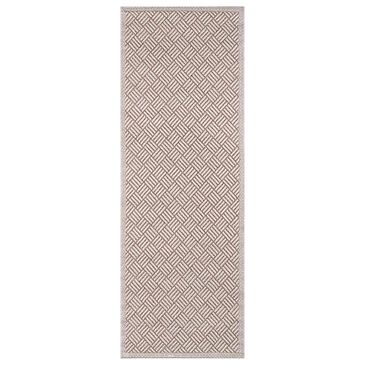 Momeni Como COM-4 3" x 8" Tan Area Performance Rug, , large