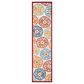 Safavieh Cabana CBN801A 2" x 10" Creme and Red Indoor/Outdoor Performance Runner, , large