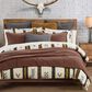 HiEnd Accents Toluca Canvas 3-Piece Super Queen Comforter Set, , large