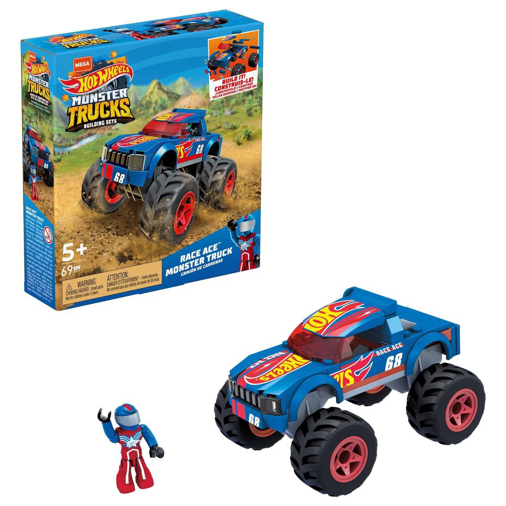 Mega Construx Hot Wheels Race Ace Monster Truck, , large