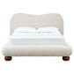 Urban Home Anansi Afra Queen Upholstered Footboard, Rails and Slats in Chinchilla, , large