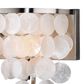 Vaxcel Elsa 4-Light Capiz Shell Bathroom Vanity in Satin Nickel, , large