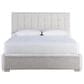 Furniture Worldwide Love Joy Bliss 4 Piece King Bedroom Set in Alabaster and Soft Gold, , large
